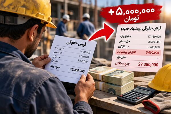 افزایش حقوق کارگران قطعی شد؟/ دریافتی جدید چقدر است؟